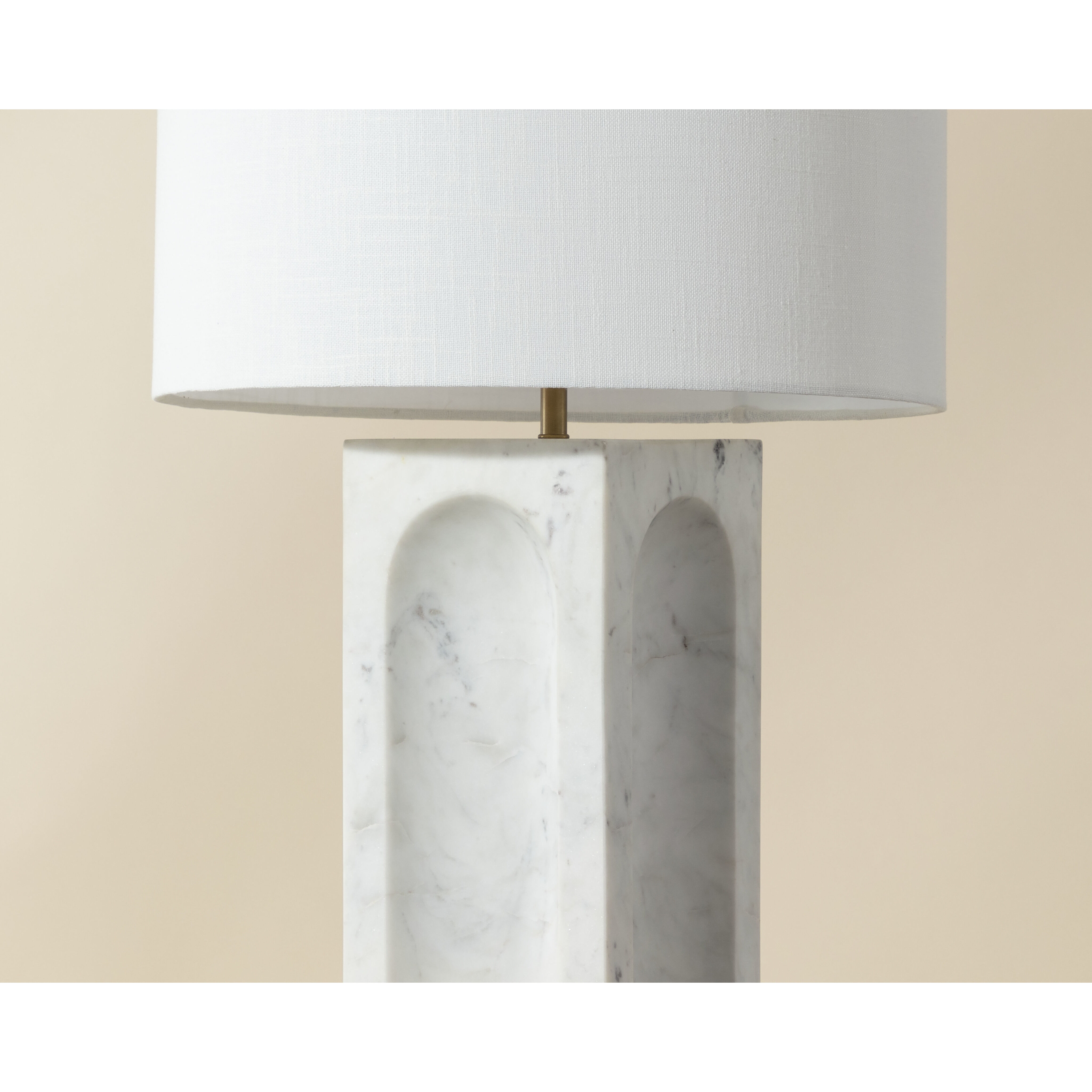 Rohe 30 inch 100.00 watt Cream / White Table Lamp Portable Light